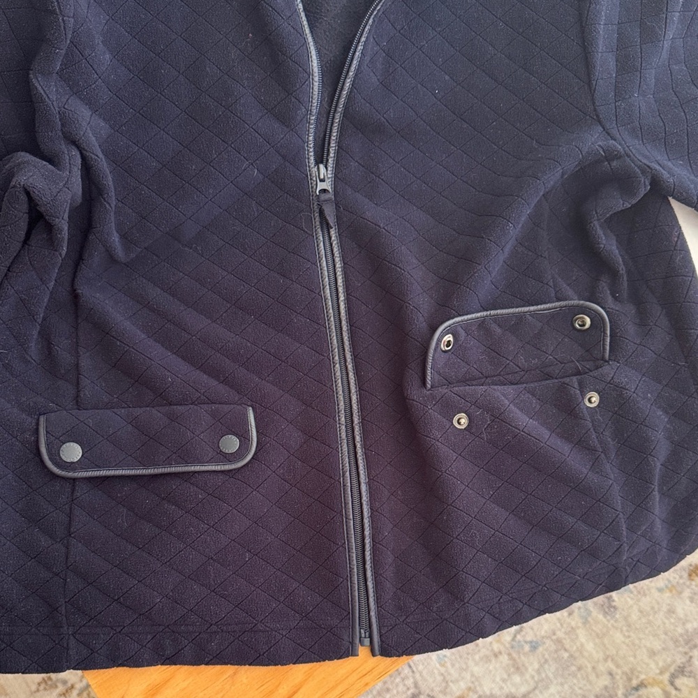 Talbots Navy Quilted Jacket - Picture 4 of 4
